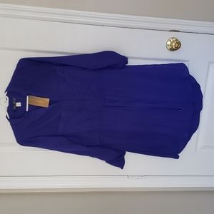 💙3/4 sleeve blue dress with draw string 💙